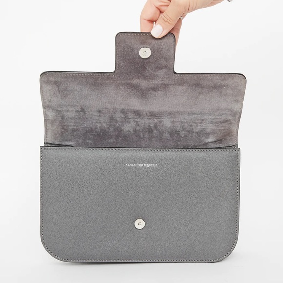 Alexander McQueen Insignia Chain Flap Crossbody Bag - Picture 3 of 11